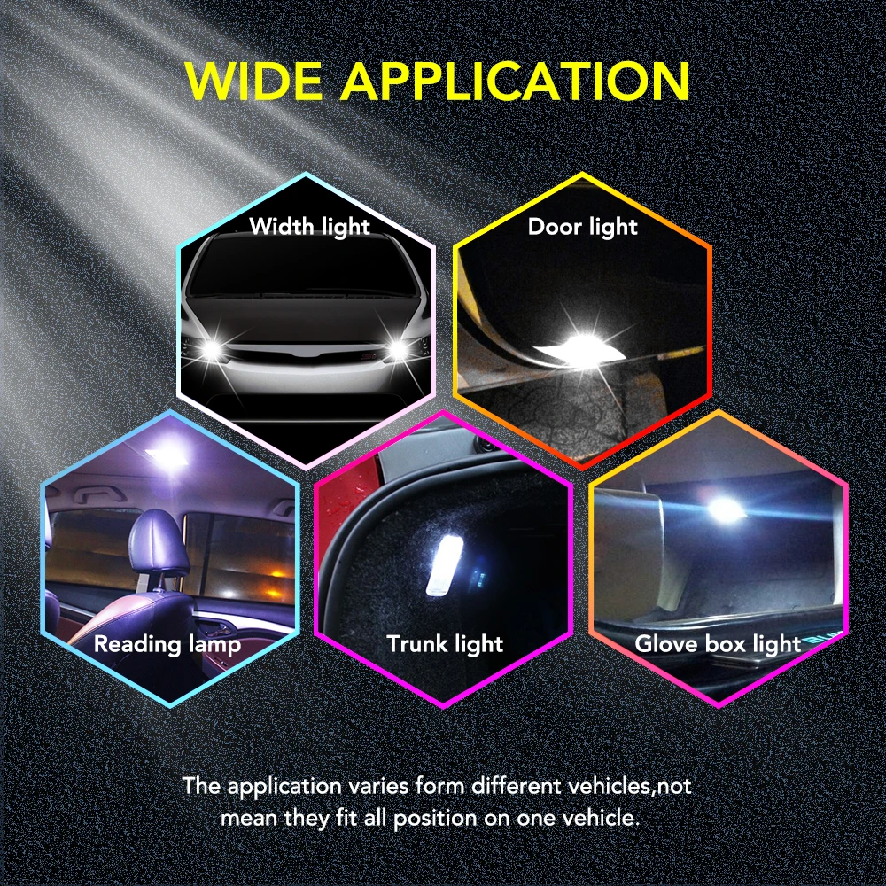 T10 W5W WY5W COB LED Car Wedge Parking Light Turn Side Bulbs for Chevrolet cruze captiva lacetti aveo niva trax onix Orlando SS |
