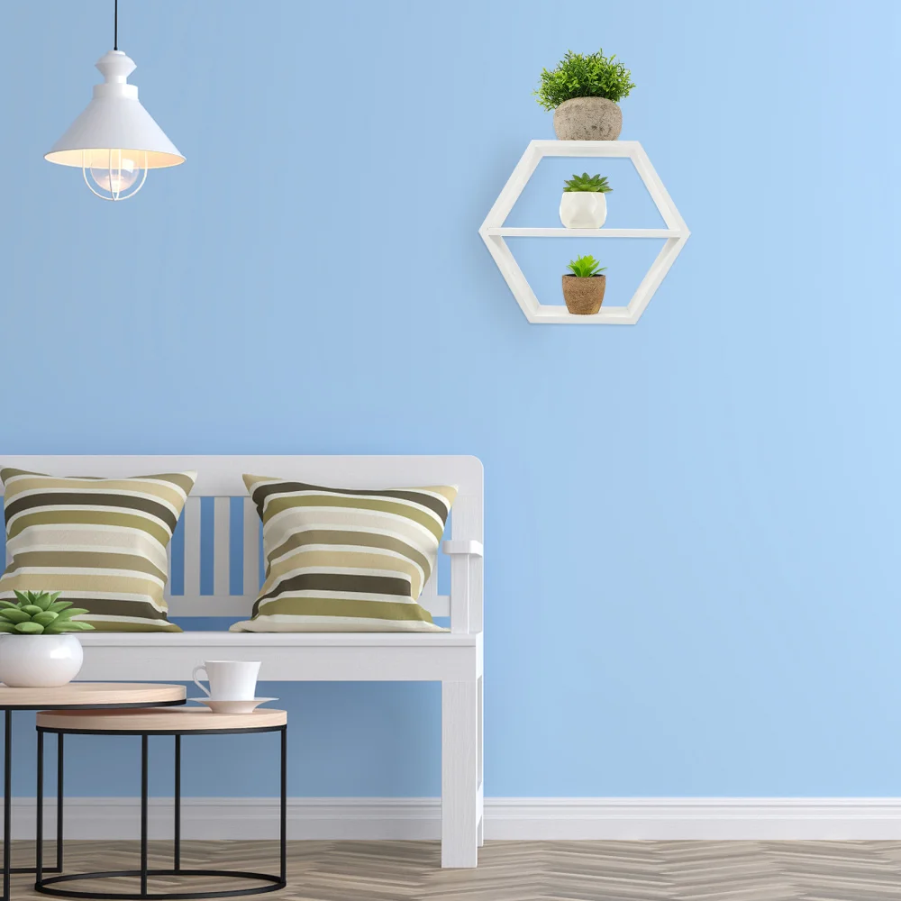 

1pc Simple Wall Storage Rack Bedside Storage Shelf Wall-mounted Storage Rack