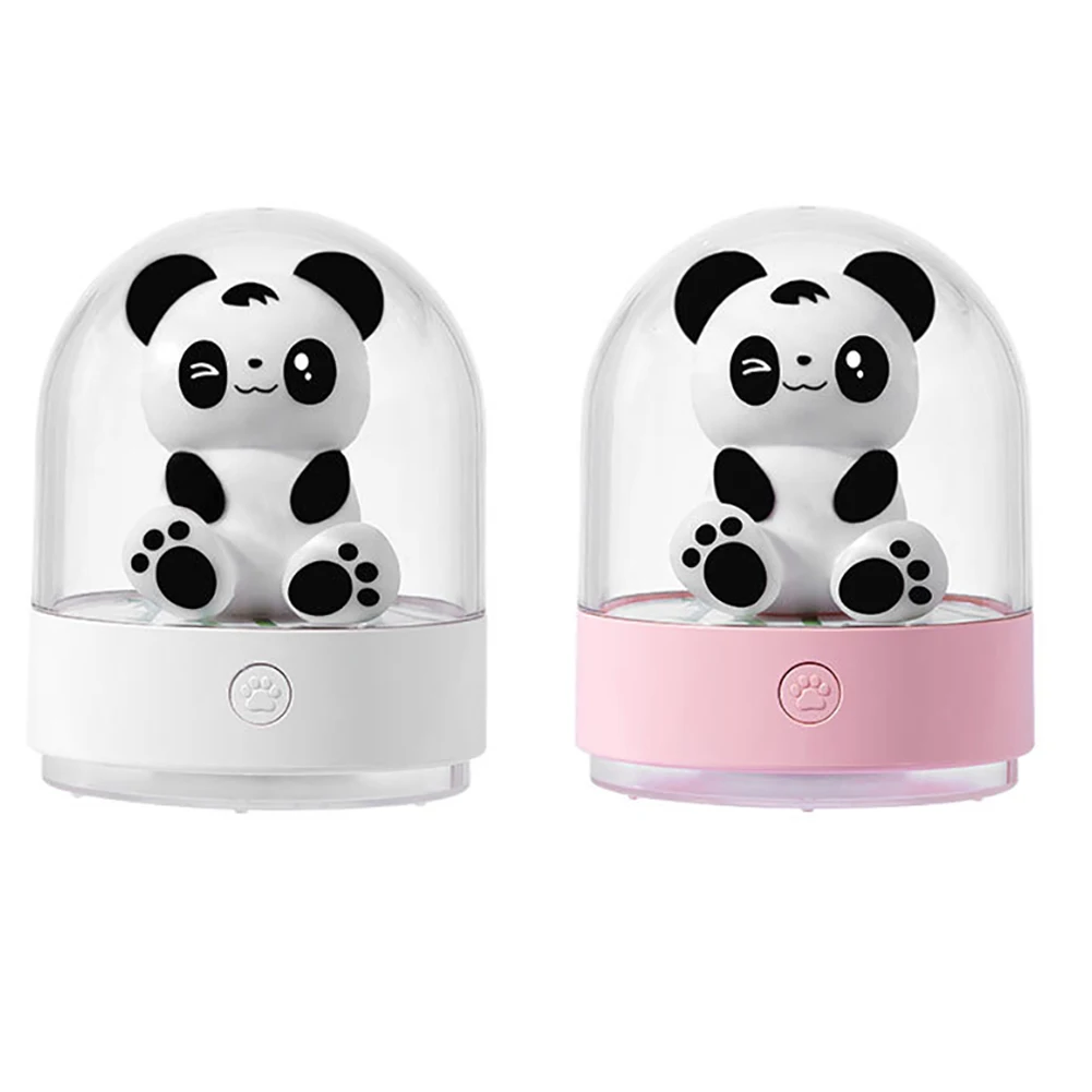 

Cartoon Bear Ultraviolet USB Rechargeable LED Colorful Light Fragrance Night Lamp double-layer filter lampshade aromatherapy