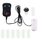 Регулируемое напряжение 3 в 4,5 в 6 в 7,5 в 9 в 12 В штепсельная вилка Европейскогоамериканскогобританского стандарта адаптер питания заменяет 2 на 8 шт. C размер AM2 LR14 Устранитель батареи