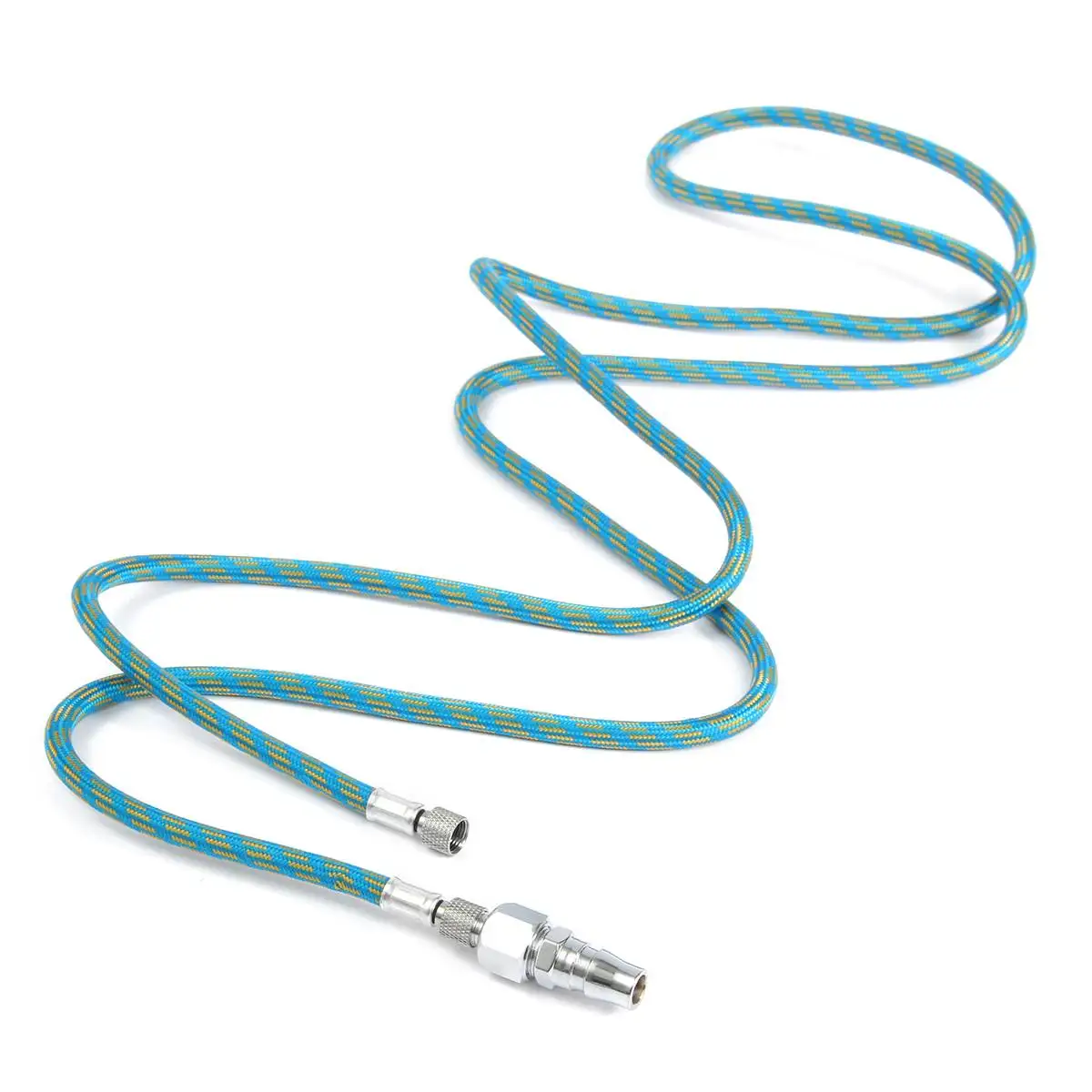 Braided Airbrush Compressor Air Hose Spray Pen Woven Pipe + Male Adapter Blue | Инструменты