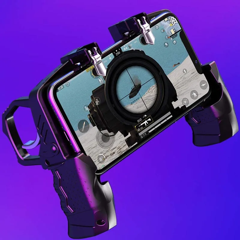 New PUBG Mobile Game Controller Gamepad Trigger Aim Button L1 R1 Shooter Joystick For IPhone Android Phone Pad Accesorios | Электроника