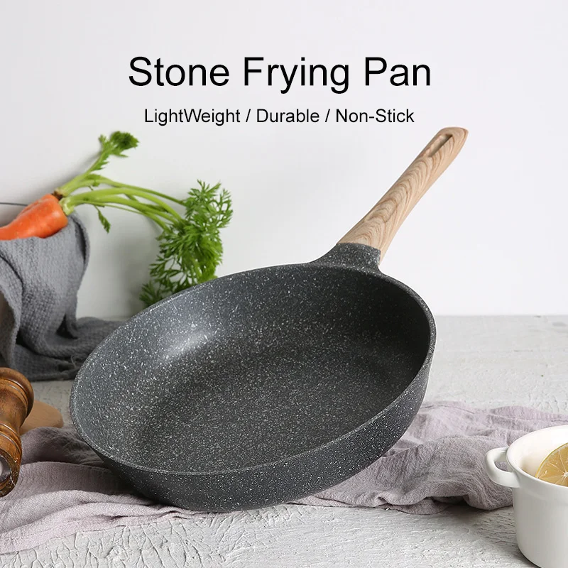 Сковорода с антипригарным покрытием сковорода для стейка бытовая яиц блинов