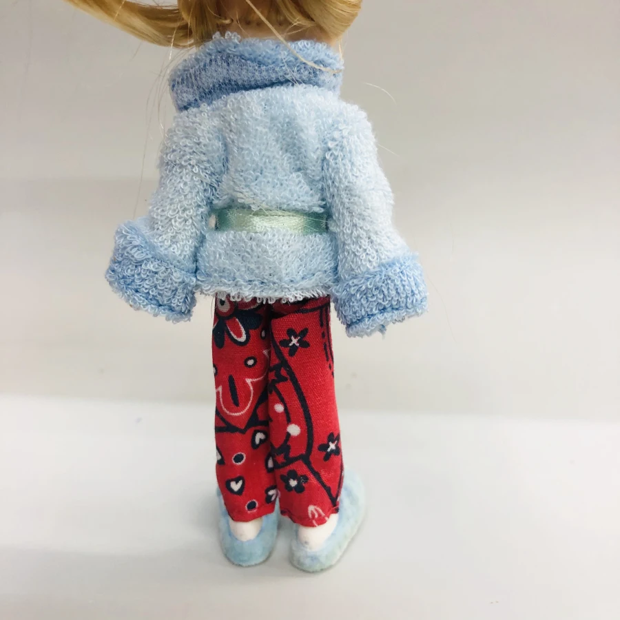12 см оригинальная модная фигурка, оригинальная милая маленькая Пижама BratzDoll, красивая одежда для девочек, светлые волосы, лучший подарок для ребенка