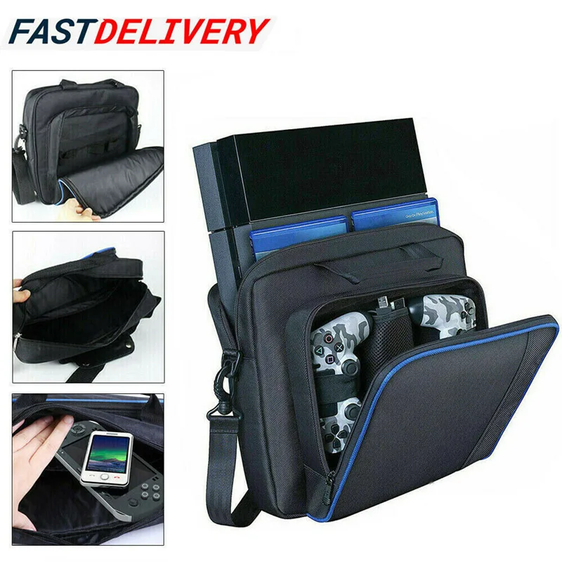 Портативная защитная сумка через плечо для PS4/PS4 PRO тонкая хранения игровой