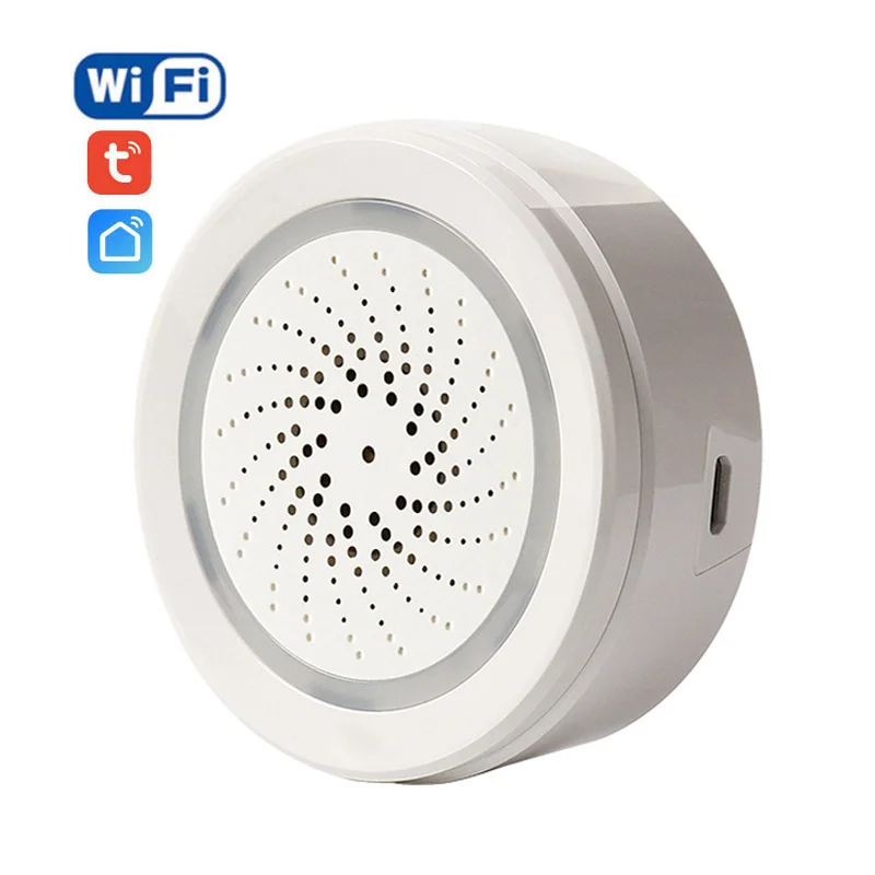 Нео беспроводной WiFi USB сирена датчик звука и светильник сирена датчик домашней умной жизни