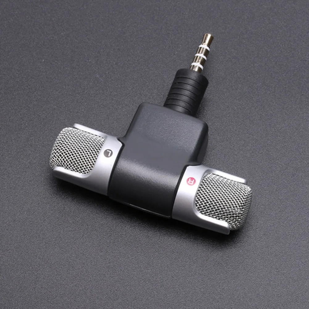 

New Mini 3.5mm Jack Microphone Stereo Mic For Recording Mobile Phone Studio Interview Microphone 4 pin For smartphone