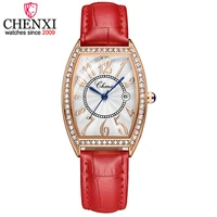 chenxi new woman watch waterproof top brand luxury dress quartz ladies watches casual leather bracelet clocks female wristwatch