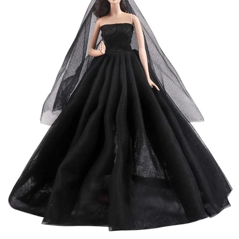 

High Quality Handmade Doll Wedding Dress Doll Accessories Fantasy Gift Ornaments Toys Best Toys Gift Birthday Baby T0F4