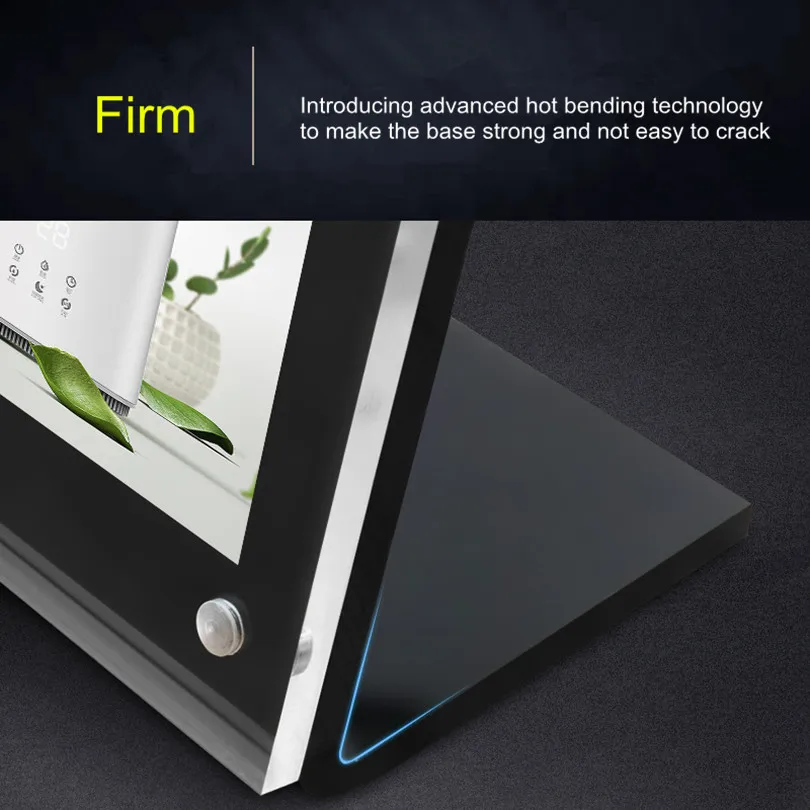 Black And Transparent A6 L-slanted Magnetic Acrylic Menu Sign Display Holder Stand Table Plastic Price Label Poster Paper | Канцтовары