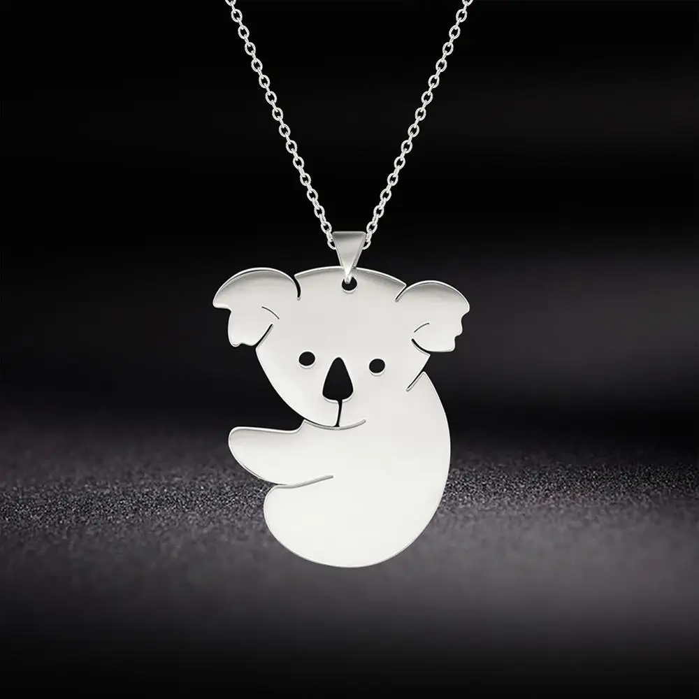 Моя Форма ожерелье коала ювелирные изделия аксессуары из нержавеющей стали