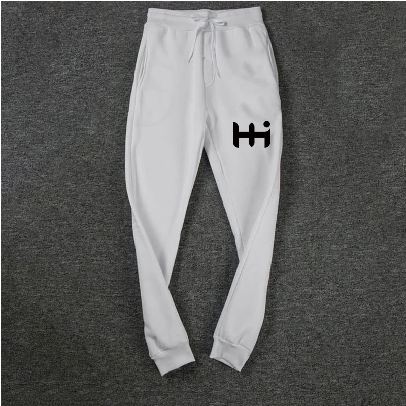 

Velvet Thickening Letter Print Sweatpants 2021 Men New Winter Fashion Brand Couples Sportspants Loose Comfort Sweatpants