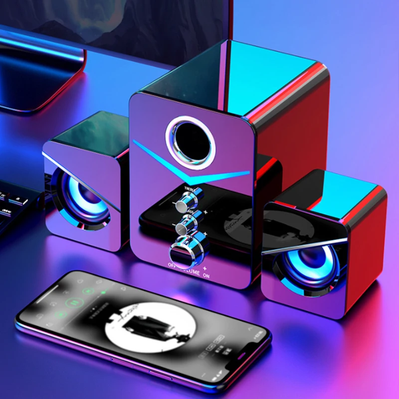 

Bluetooth-колонка, бас, стерео, компьютерная колонка, Система домашнего кинотеатра, колонка, Настольная Колонка для ноутбука, сабвуфер