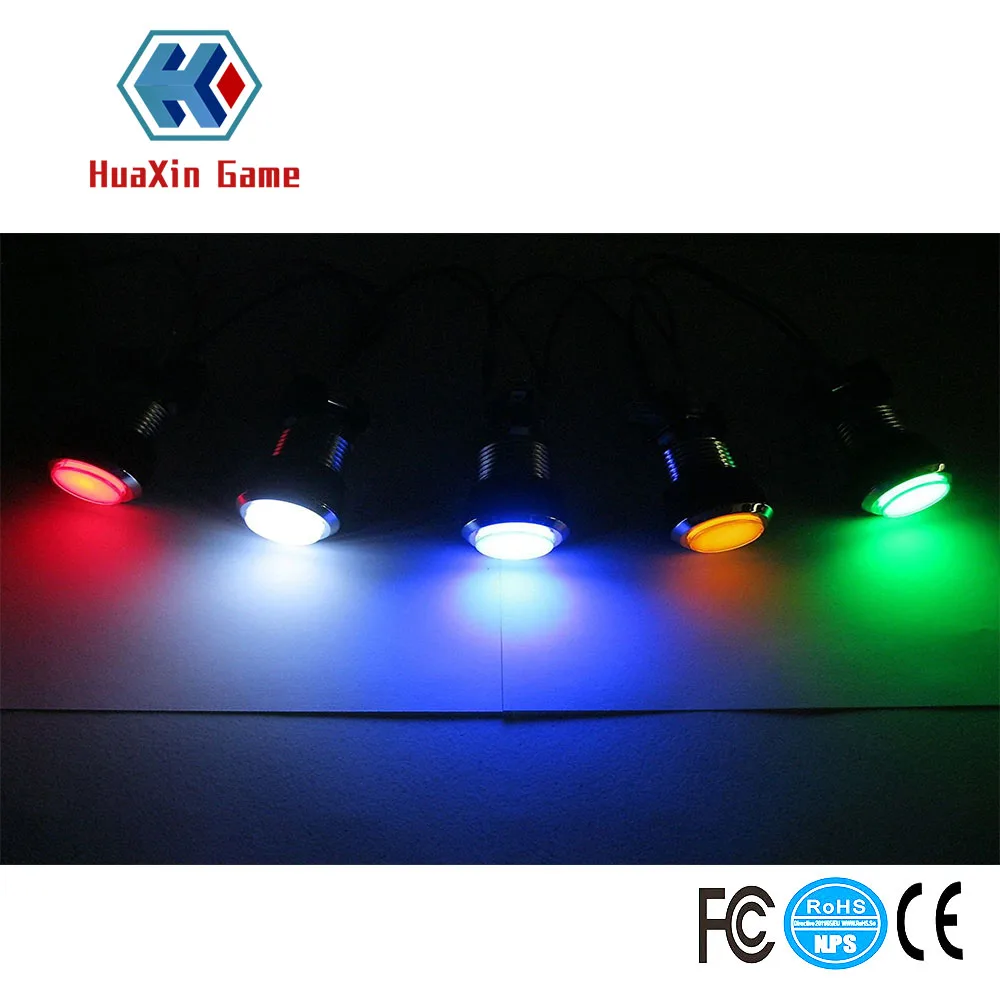 2-Player DIY Arcade Kit With 5V LED Silver Chrome Coin Buttons Sanwa Joystick USB Encoder Cable For PC Raspberry Pi Game Parts | Спорт и