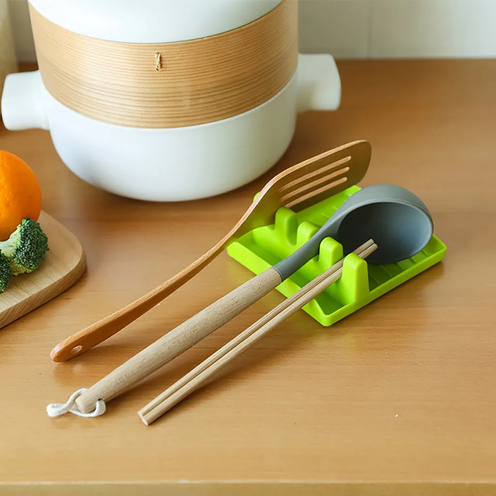 Кухонная полка для хранения подставка ложки держатель посуды сушилка коврик