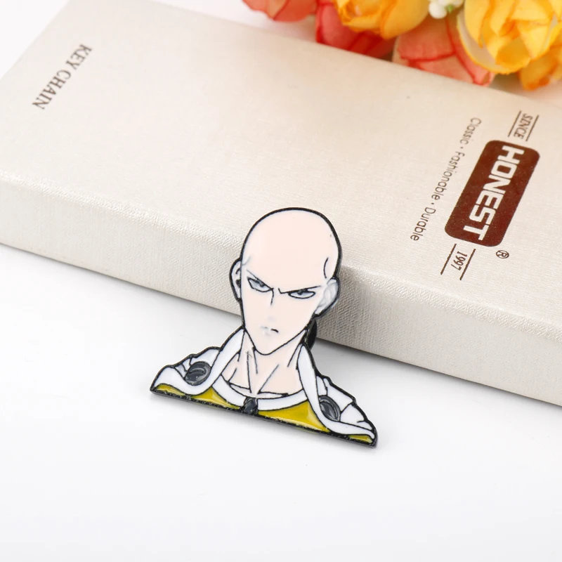 Эмалированные броши для мужчин и женщин в японском мультипликационном стиле с