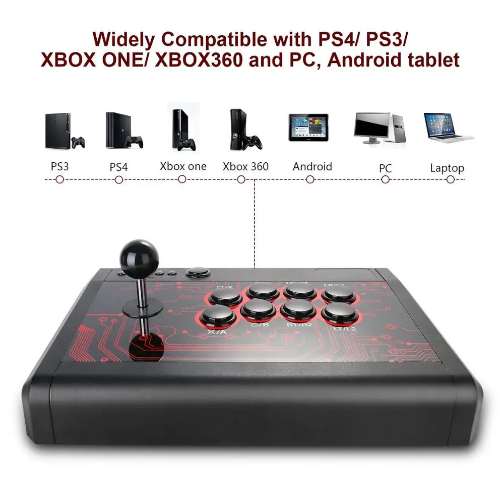 Аркадная Боевая палка боевой Джойстик для Sony Playstation 4 PS4/ Slim/ Pro/ PS3/XBOX ONE XBOX 360 PC Switch