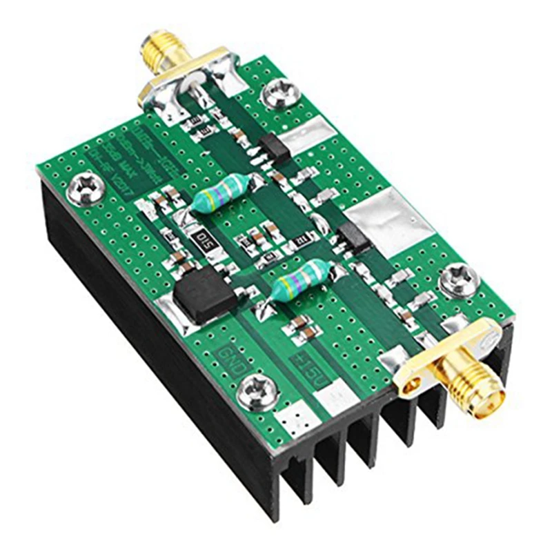 1MHz-1000MHZ 35db 3W HF VHF UHF FM передатчик широкополосный RF усилитель мощности для Ham |