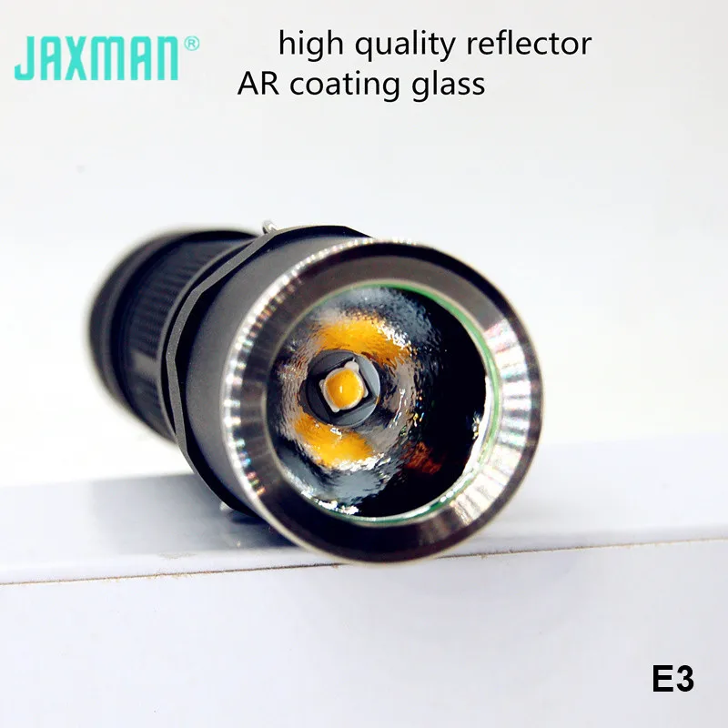 Фонарь для аккумулятора JAXMAN E3 AA Nichia 219C High CRI светодиодный фонарик T6 из