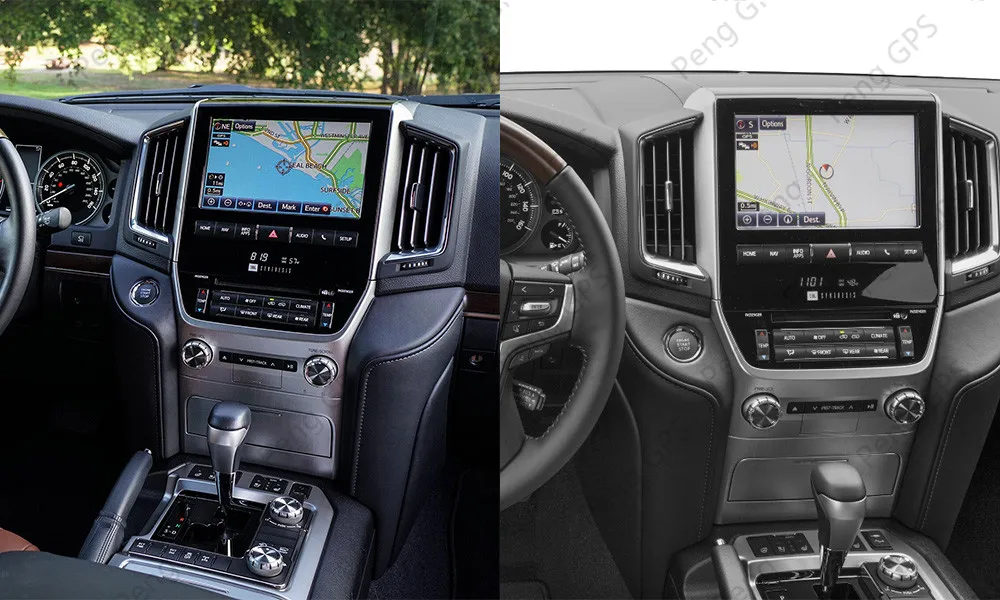 Автомагнитола в стиле Tesla для TOYOTA LAND CRUISER LC200 2016-2019 Android 9 0 GPS-навигация