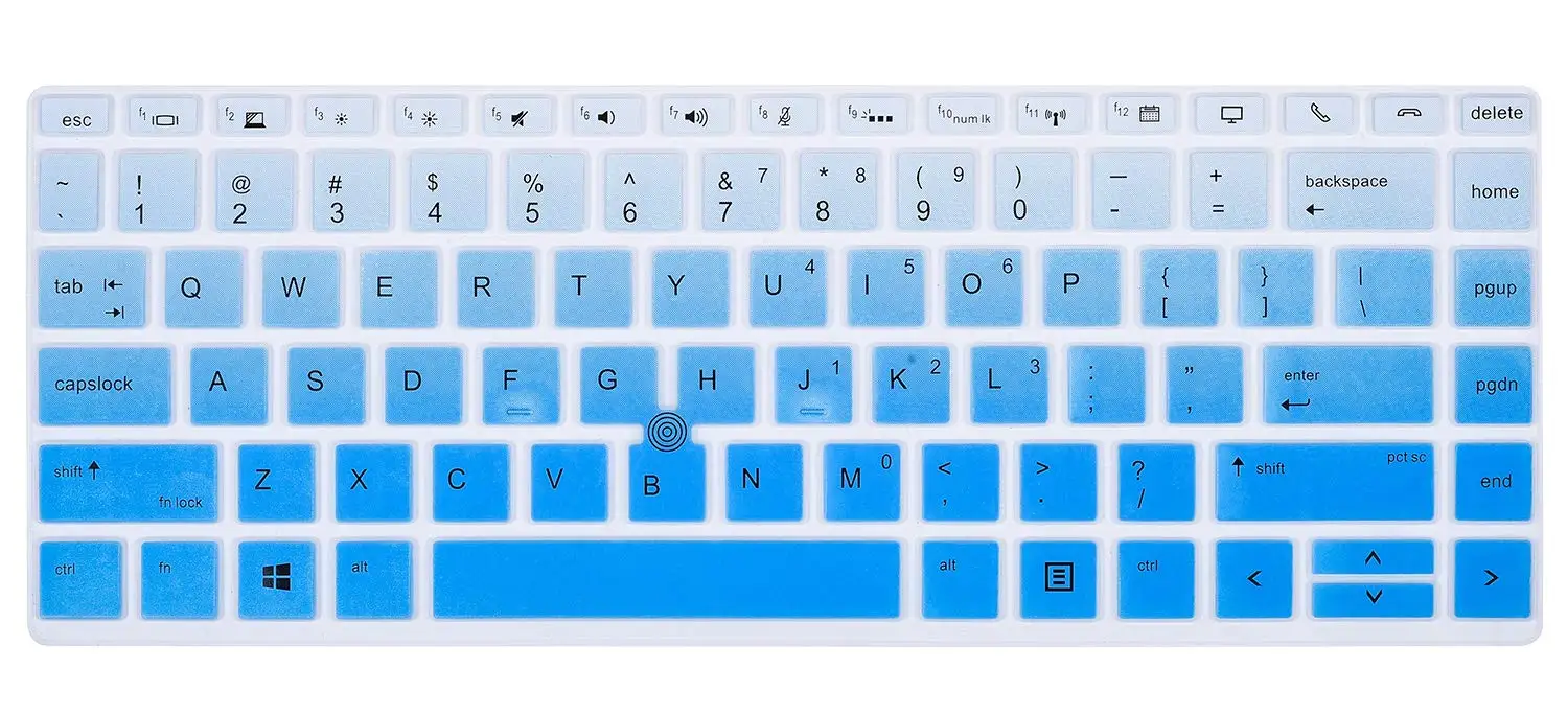 fadeblue 14-дюймовый ноутбук клавиатура крышка Защитная крышка для hp EliteBook ELITEBOOK 745 G5 G6/840 G5 G6 С trackpoint отверстие - Цвет: fadeblue