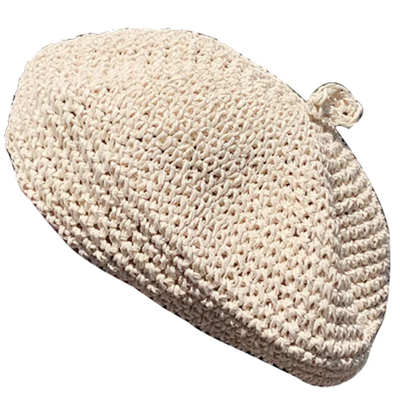 Винтажный берет ручной работы с ветровой травой дышащая шляпа художника