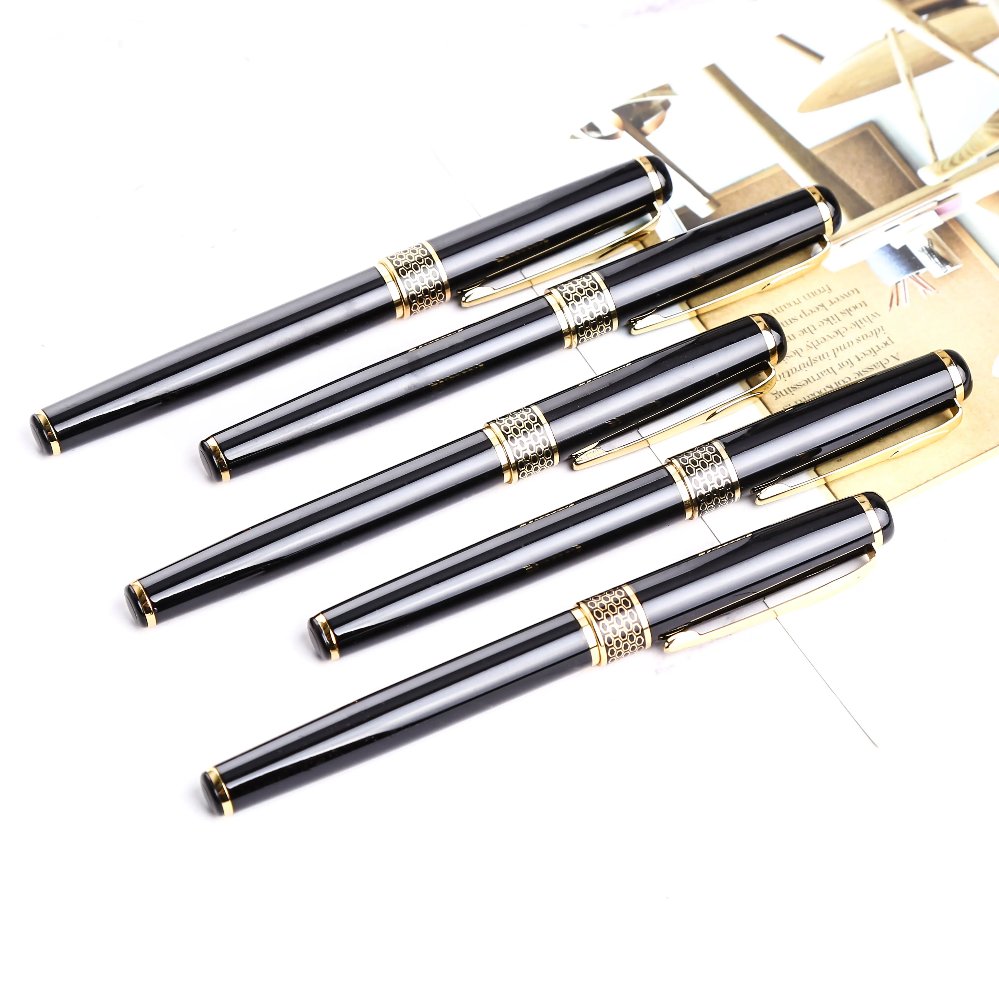 Новинка дерево на заказ гелевая чернильная ручка для школы аксессуар милый