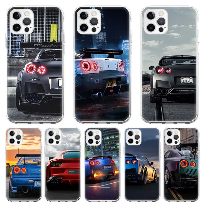 

Silicone Case Coque For iPhone 13 Pro Max 11 12 Pro XS MAX X XR 7 8 6 6S Plus SE 2020 JDM Sports Cars Back Cover Funda