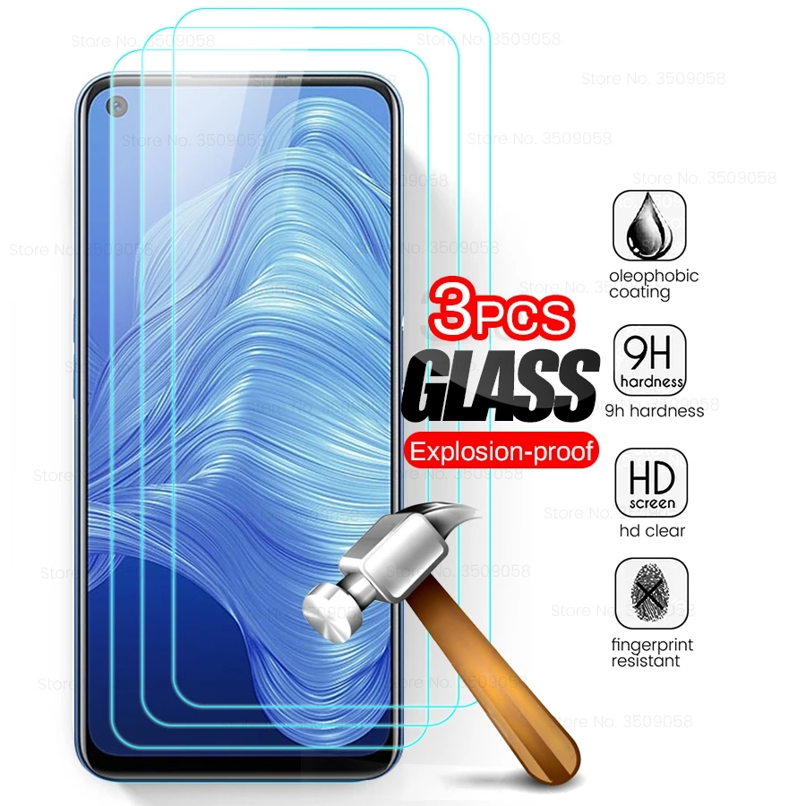 

3 шт., Защитное стекло для Realme7 5G HD, прозрачное закаленное стекло 9H, Премиум Защитная пленка для экрана Realmi Realme 7 5G 6,5 дюйма, защитные пленки