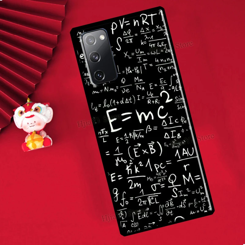 Physic Equations E=mc2 Math Case For Samsung Galaxy S22 Ultra S21 S10 S9 S8 Note 10 Plus Note 20 S20 FE Phone Cover images - 6
