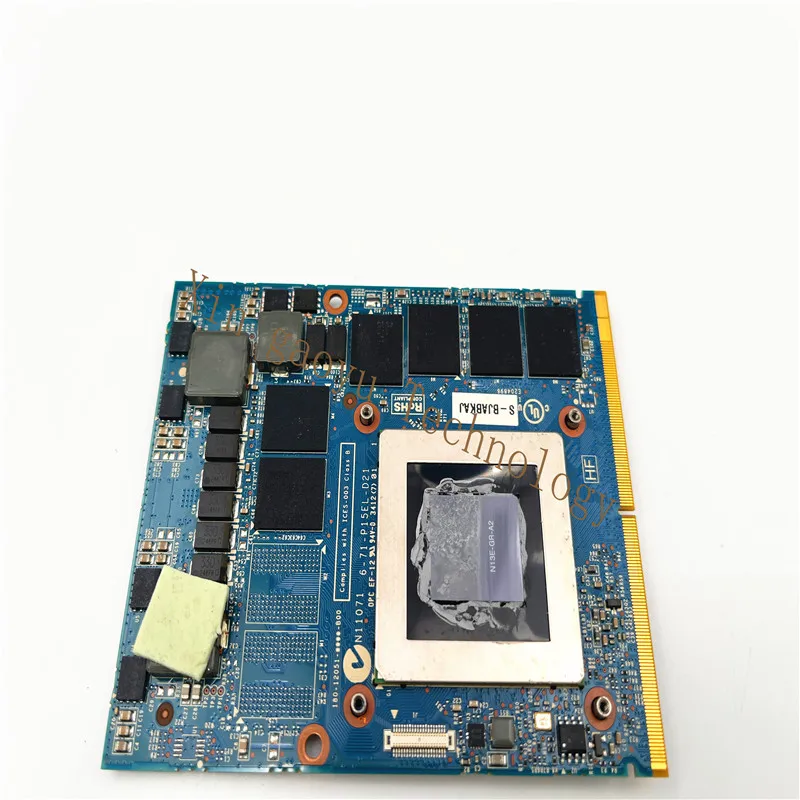 GTX670MX N13E-GR-A2 6-71-P15EL-D21 VGA Видеокарта для Clevo X7200 X8100 P150HM P170HM P150EM P170EM P150SM 100% ТЕСТ ОК -
