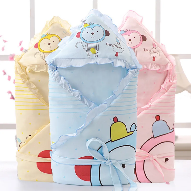 Зимний теплый хлопковый спальный мешок конверт для новорожденных|Одеяла и