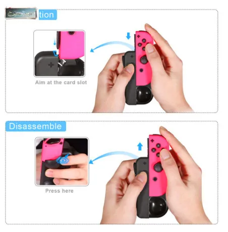 Мини estación de carga портативный para Nintend Swithc Joy-con indicador de зарядное устройство светодиодный-Negro