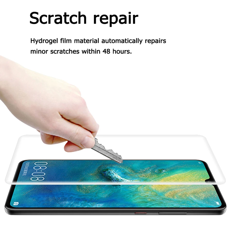 Защитная пленка на заднюю и переднюю панель для Huawei mate 20 pro P20 Pro Гидрогелевая с