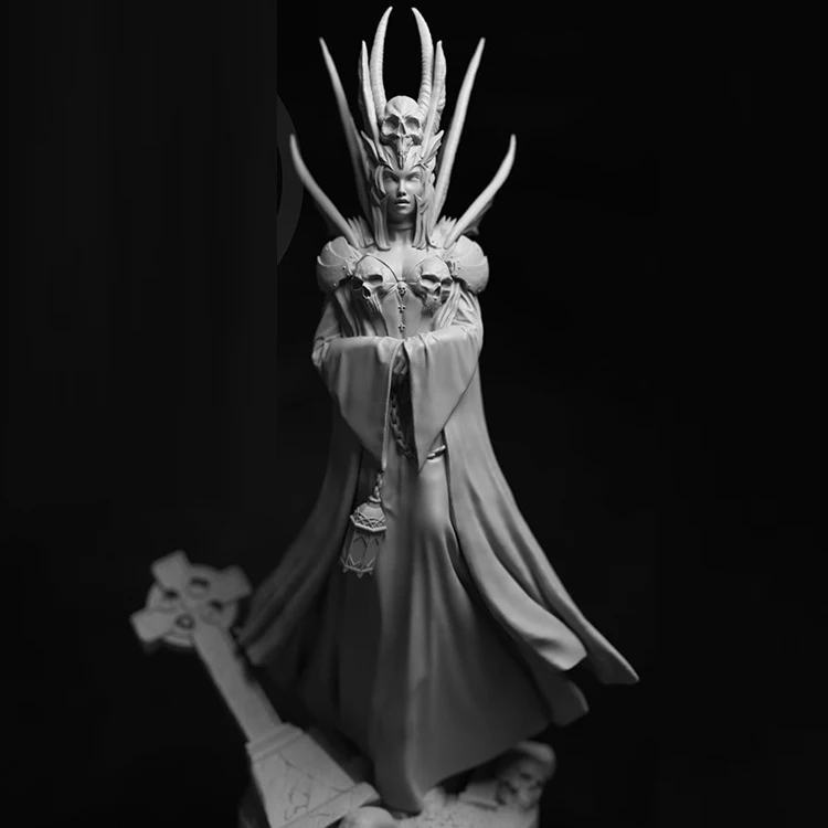 

32mm Resin Model figure GK Elysabeta vampire Fantasy theme Unassembled and unpainted kit