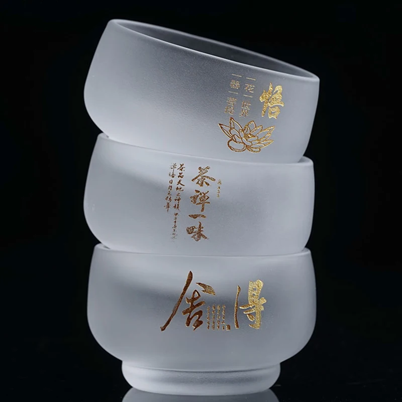 

110ml Ice Jade Porcelain Tea Bowl Master Tea Cup Handmade Zen Cups Vintage Teacup Chinese Kung Fu Teaware Puer Bowls Drinkware