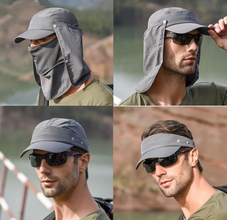 Высококачественный Регулируемый головной убор для рыбалки шапочка от дождя без