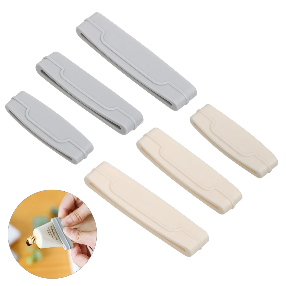 

3pcs/set Easy Toothpaste Squeezer Dispenser Cream Tube Squeezer Bathroom Products Extruding Toothpaste Clip