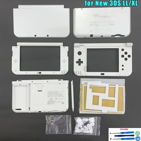 Сменный Чехол для игровой консоли Nintendo New 3DS LL, полный комплект аксессуаров