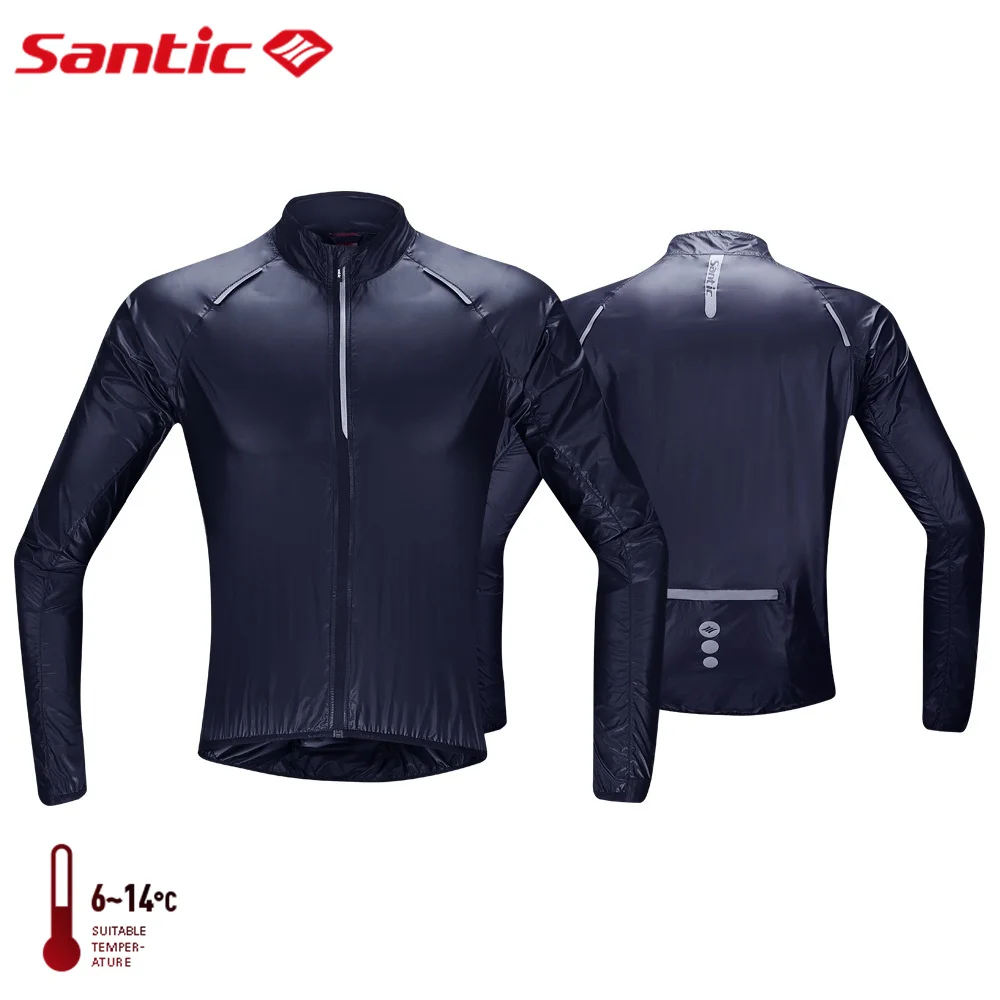 Santic мужское Велосипедное пальто ветронепроницаемое водонепроницаемое