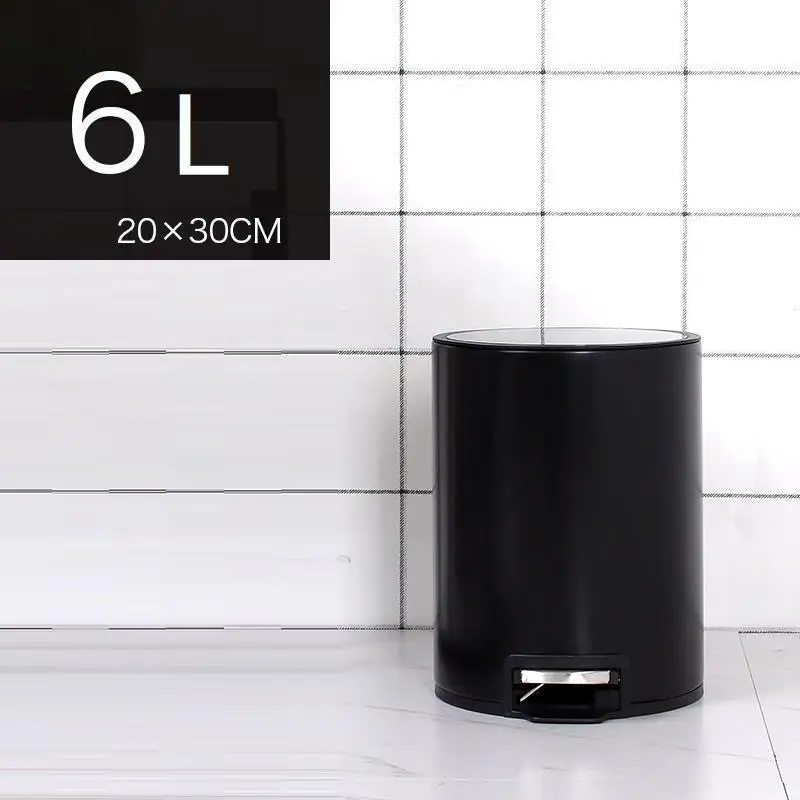 

Cuisine Banheiro De Holder Zero Waste Cocina Car Garbage Papelera Habitacion Pedal Dustbin Cubo Basura Lixeira Trash Bin