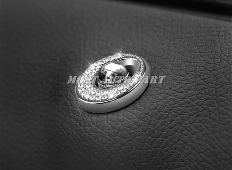 Стразы стильный Автомобильный Дверной замок накладка на булавке для Benz E класса