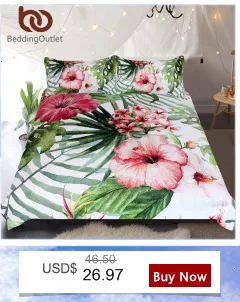 BeddingOutlet Подушка с цветочным принтом чехол листья наволочка тропические растения пледы, цвета: красный, зеленый, декоративная наволочка 45x45