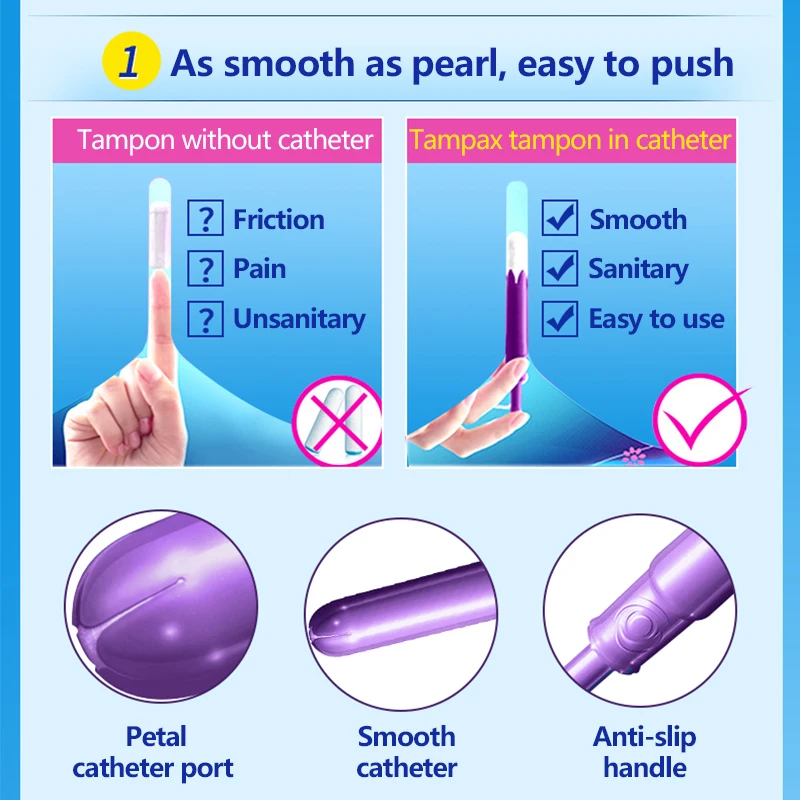 96 тампонов супер впитывающая способность Замена гигиенической прокладки или