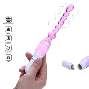 Мужские электрические анальные шарики, анальная пробка для точки G, анальная стимуляция палочек, товары для взрослых, вибратор, секс-игрушки для мастурбации мужчин и женщин