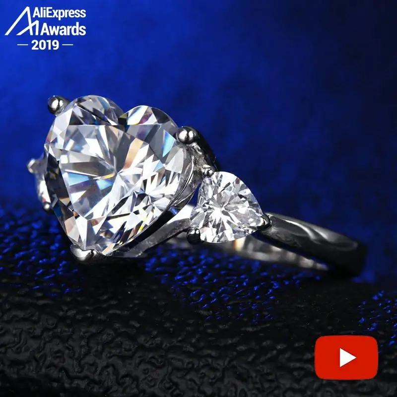 Кольцо из серебра 925 пробы с бриллиантами 11 х11 мм|Кольца| |