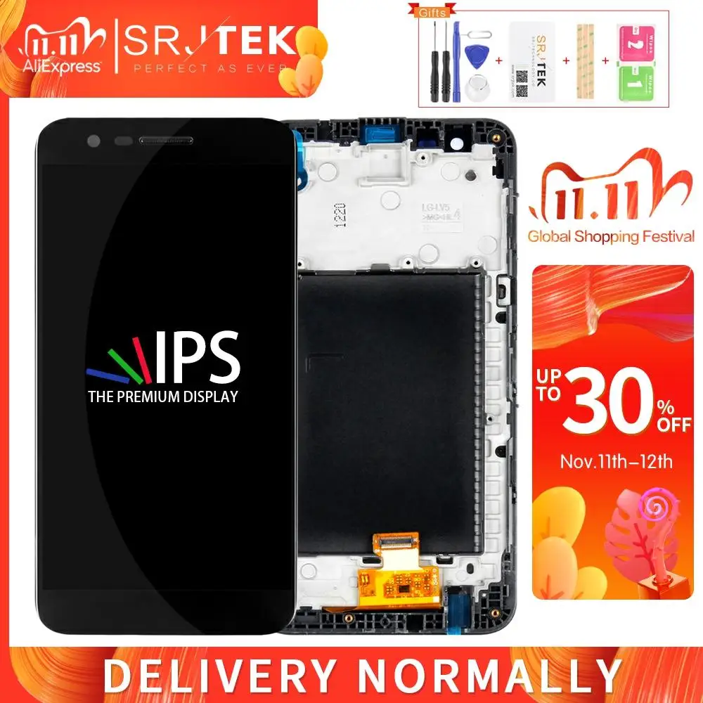 Srjtek 5 3 для LG K10 M250N 2017 экран M250 ЖК Матрица с сенсорным дигитайзером стеклянная