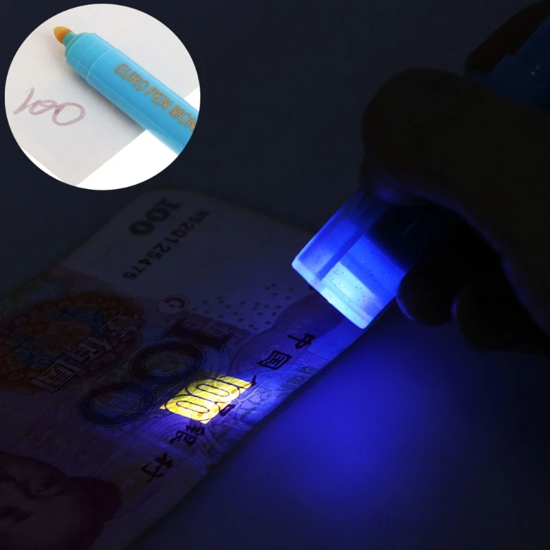 2in1 UV Light Banknotes Detector Counterfeit Fake Forged Money Bank Note Checker | Инструменты