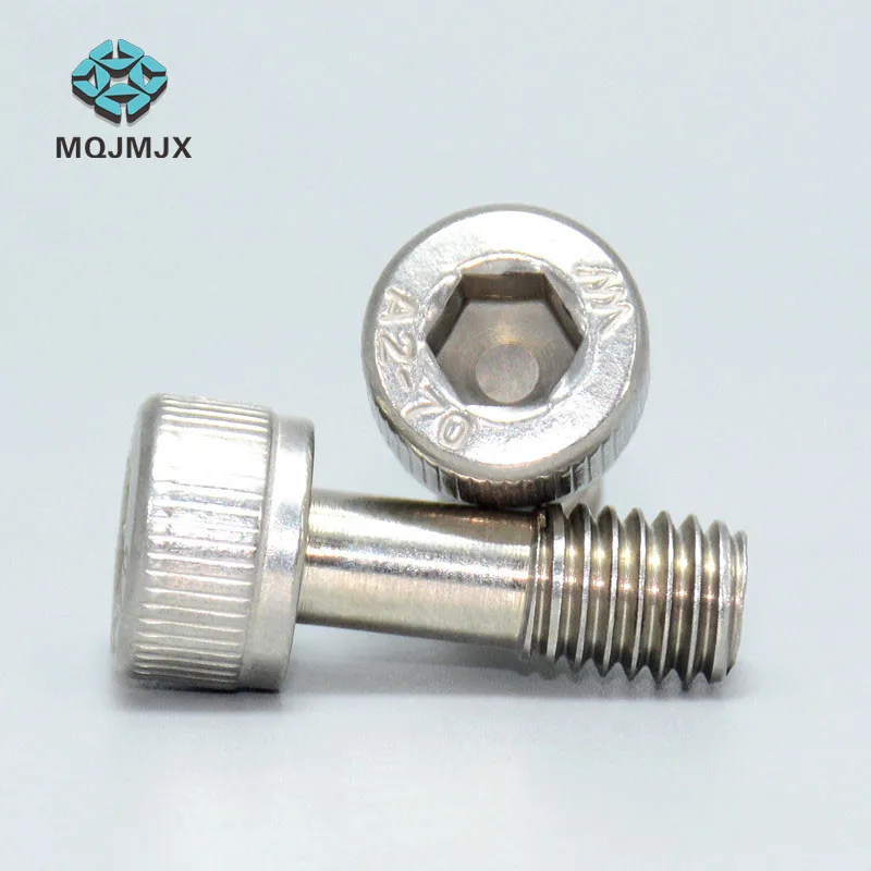 

GUTB Cover Screw Bolt Hexagonal Cup Head Screw Stainless Steel Screw Cylinder Head Loose Half Screw M4