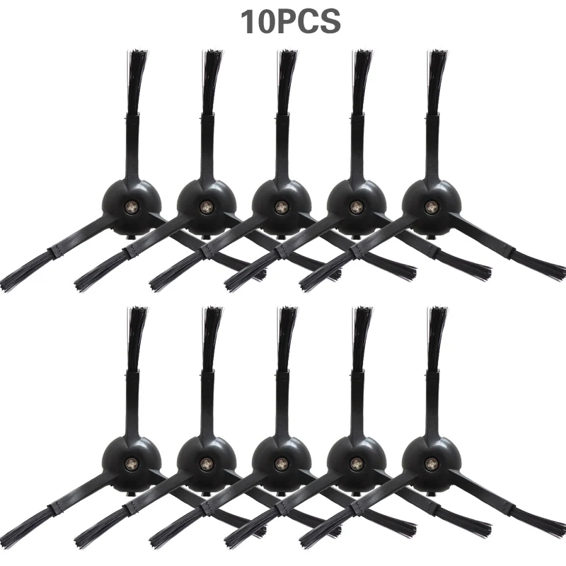 

10 pieces for xiaomi Mi Roborock S50 S51 S55 robot vacuum cleaner spare parts side brush attachment black replacement side brush